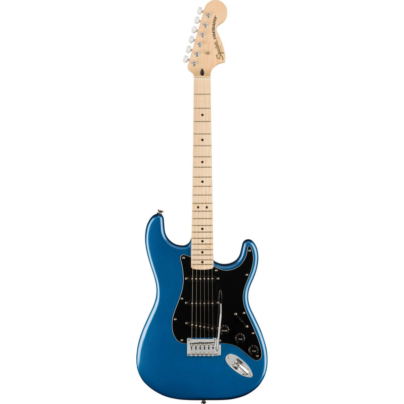Squier Affinity Stratocaster Electric Guitar-Guitar & Bass-Squier-Maple-Lake Placid Blue-Logans Pianos
