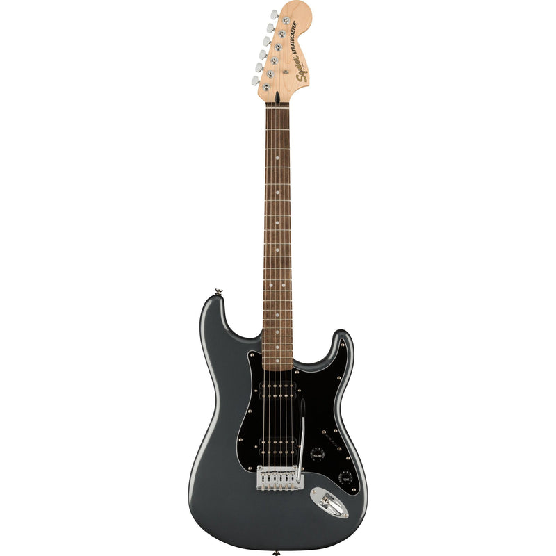Squier Affinity Stratocaster HH Electric Guitar-Guitar & Bass-Squier-Charcoal Frost Metallic-Logans Pianos