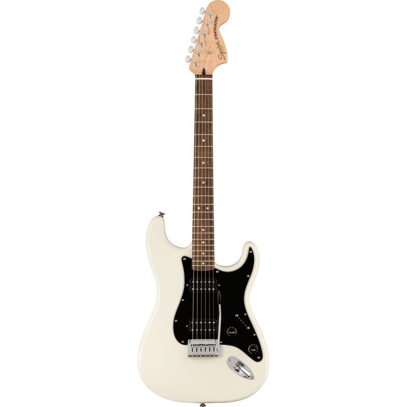Squier Affinity Stratocaster HH Electric Guitar-Guitar & Bass-Squier-Olympic White-Logans Pianos