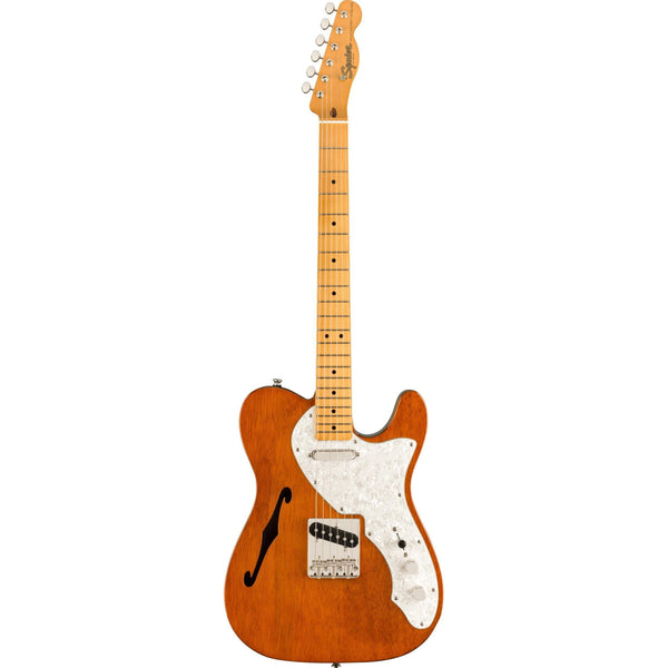 Squier Classic Vibe '60s Telecaster Thinline Electric Guitar-Guitar & Bass-Squier-Natural Mahogany-Logans Pianos