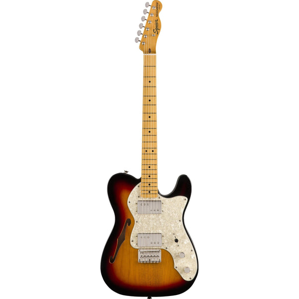 Squier Classic Vibe '70s Telecaster Thinline Electric Guitar-Guitar & Bass-Squier-Natural-Logans Pianos