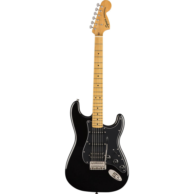 Squier Classic Vibe Stratocaster '70s HSS Electric Guitar-Guitar & Bass-Squier-Black-Logans Pianos
