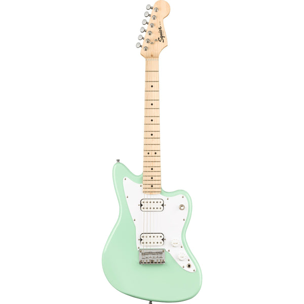 Squier Mini Jazzmaster HH Electric Guitar-Guitar & Bass-Squier-Daphne Blue-Logans Pianos