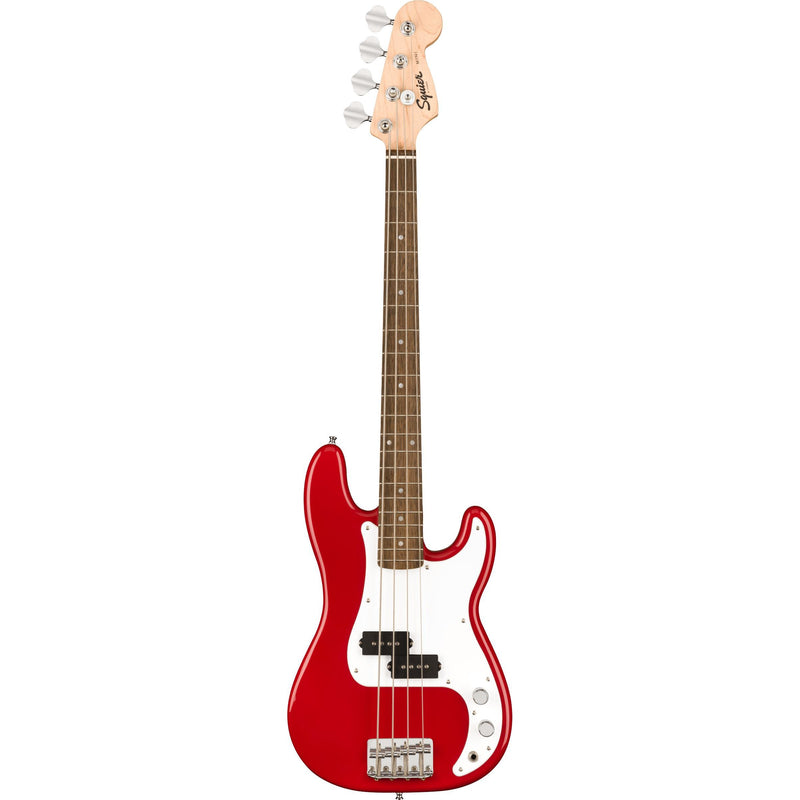 Squier Mini Precision Bass-Guitar & Bass-Squier-Dakota Red-Logans Pianos