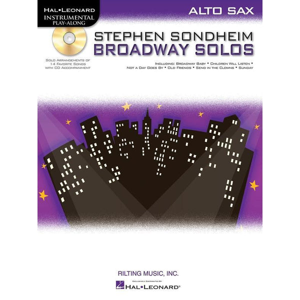 Stephen Sondheim Broadway Solos for Alto Sax-Sheet Music-Hal Leonard-Logans Pianos