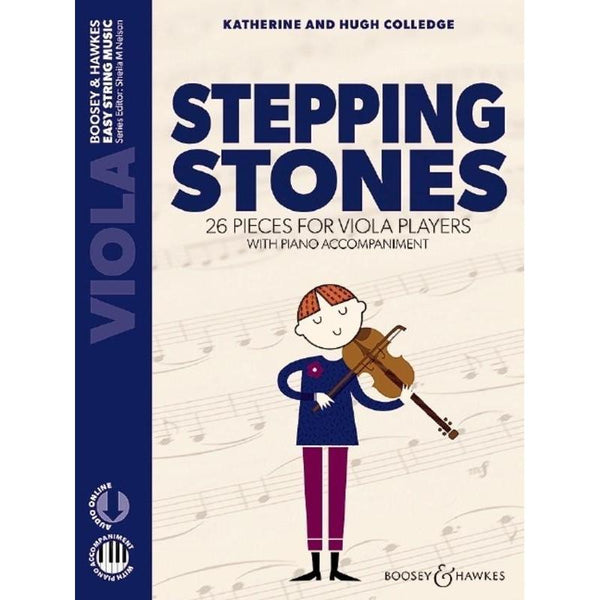 Stepping Stones Viola-Sheet Music-Boosey & Hawkes-Book/Piano Accompaniment +OLA-Logans Pianos