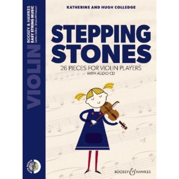Stepping Stones Violin-Sheet Music-Boosey & Hawkes-Book/CD-Logans Pianos