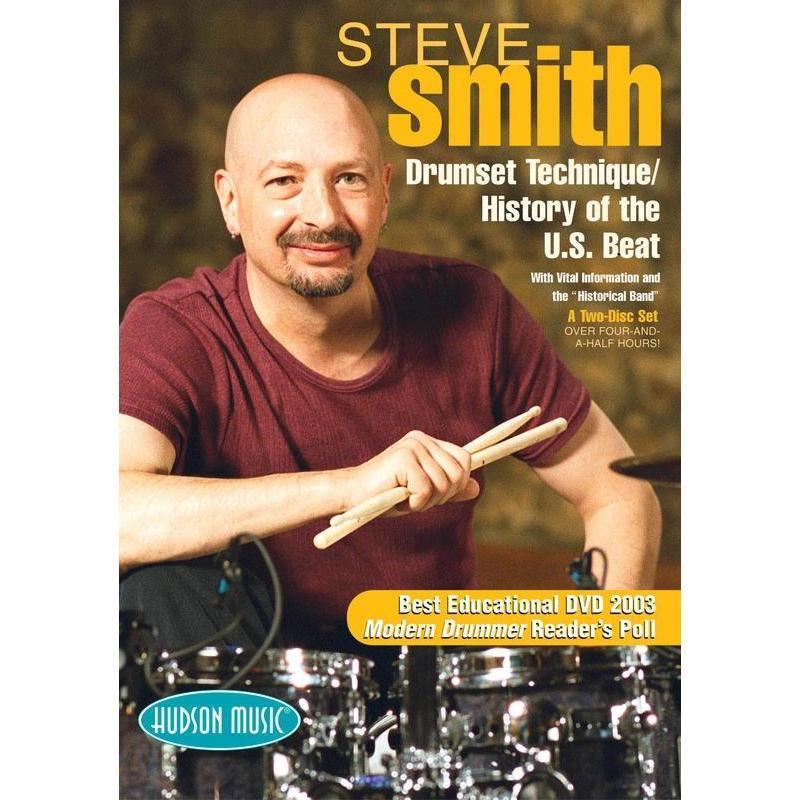 Steve Smith - Drum Set Technique/History of the U.S. Beat-Sheet Music-Hudson Music-Logans Pianos