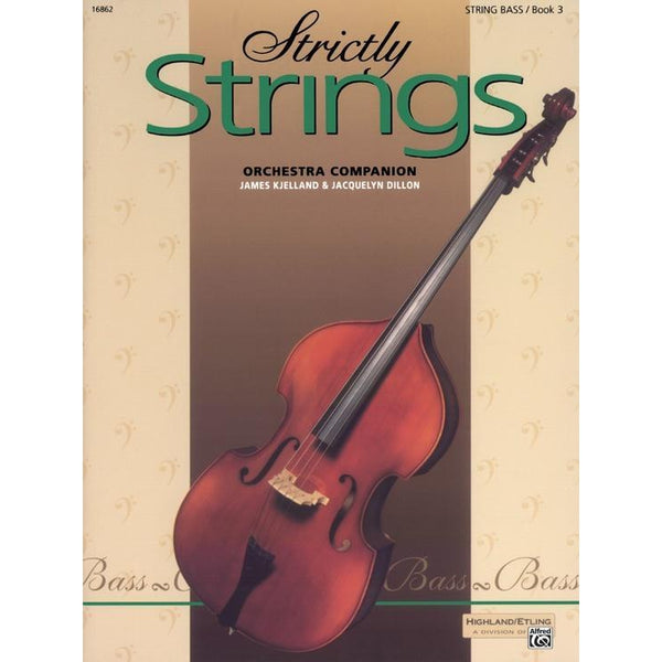 Strictly Strings - Bass Book 3-Sheet Music-Alfred Music-Logans Pianos