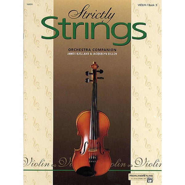 Strictly Strings - Violin Book 3-Sheet Music-Alfred Music-Logans Pianos