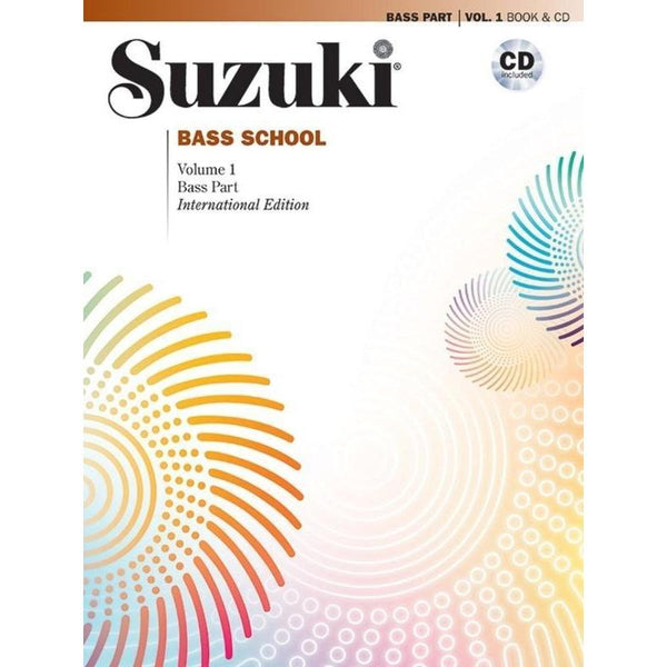Suzuki Bass School - Volume 1-Sheet Music-Suzuki-Bass Part Book & CD-Logans Pianos