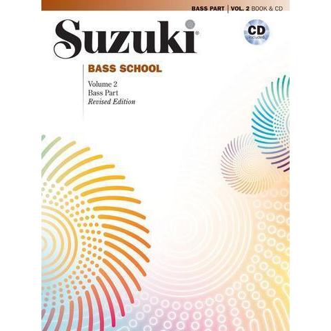 Suzuki Bass School - Volume 2-Sheet Music-Suzuki-Bass Part Book & CD-Logans Pianos