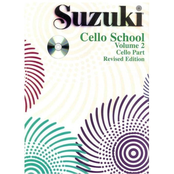 Suzuki Cello School - Volume 2-Sheet Music-Suzuki-Cello Part Book & CD-Logans Pianos
