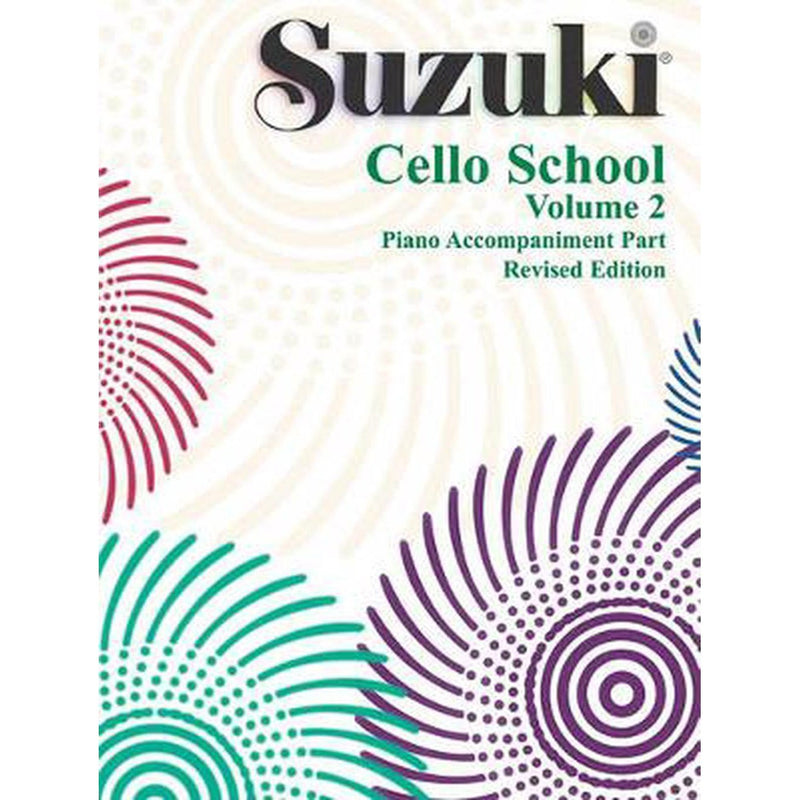 Suzuki Cello School - Volume 2-Sheet Music-Suzuki-Piano Accompaniment-Logans Pianos