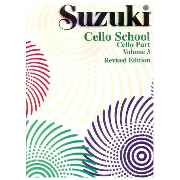 Suzuki Cello School - Volume 3-Sheet Music-Suzuki-Cello Part Book Only-Logans Pianos