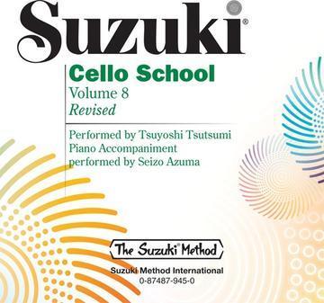 Suzuki Cello School - Volume 8-Sheet Music-Suzuki-Performance/Accompaniment CD-Logans Pianos