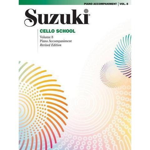 Suzuki Cello School - Volume 8-Sheet Music-Suzuki-Piano Accompaniment-Logans Pianos