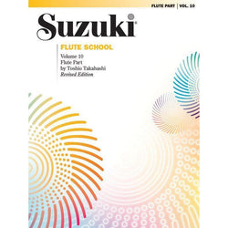 Suzuki Flute School - Volume 10-Sheet Music-Suzuki-Flute Part Book Only-Logans Pianos