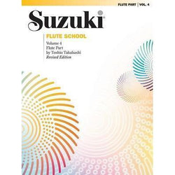 Suzuki Flute School - Volume 4-Sheet Music-Suzuki-Flute Part Book Only-Logans Pianos