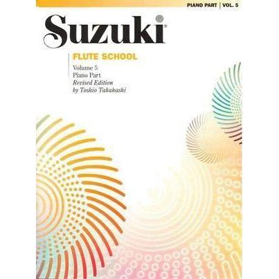 Suzuki Flute School - Volume 5-Sheet Music-Suzuki-Piano Accompaniment-Logans Pianos