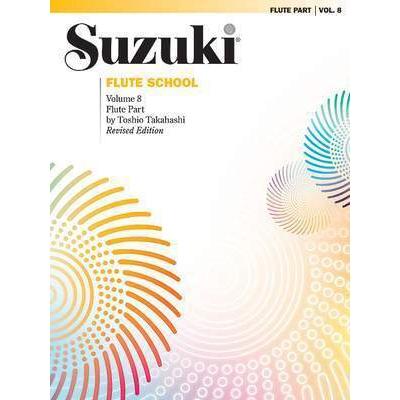 Suzuki Flute School - Volume 8-Sheet Music-Suzuki-Flute Part Book Only-Logans Pianos