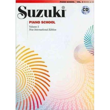 Suzuki Piano School - Volume 3-Sheet Music-Suzuki-Piano Part Book & CD-Logans Pianos