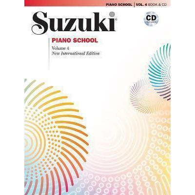 Suzuki Piano School - Volume 4-Sheet Music-Suzuki-Piano Part Book & CD-Logans Pianos
