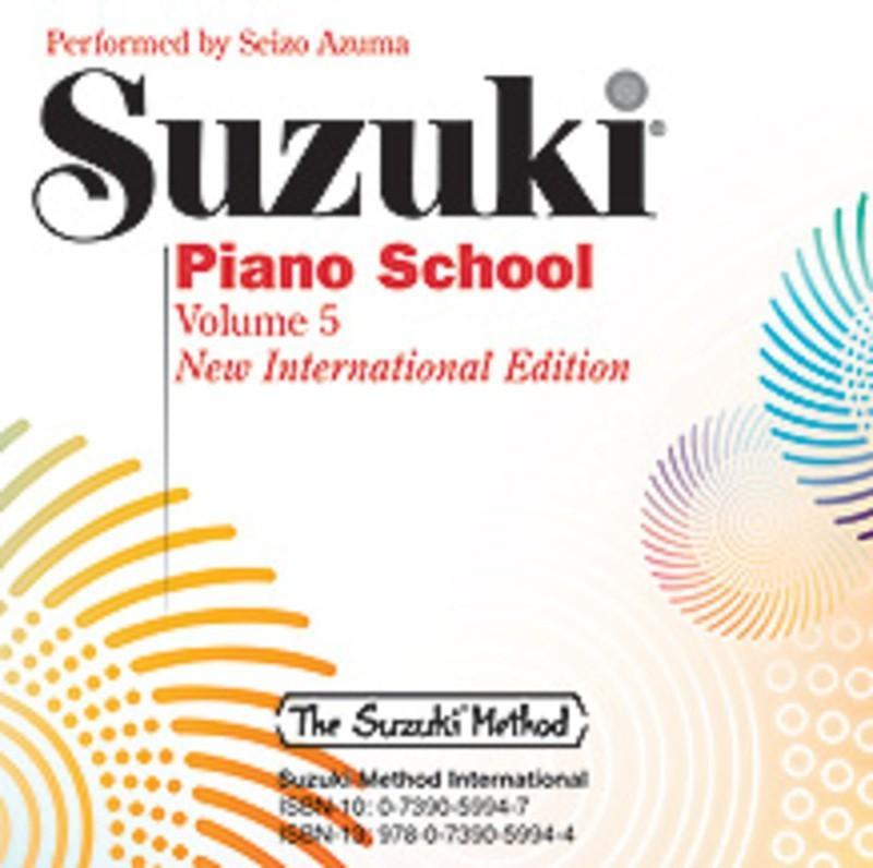 Suzuki Piano School - Volume 5-Sheet Music-Suzuki-Performance/Accompaniment CD-Logans Pianos