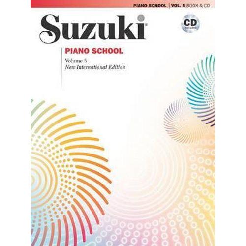 Suzuki Piano School - Volume 5-Sheet Music-Suzuki-Piano Part Book & CD-Logans Pianos