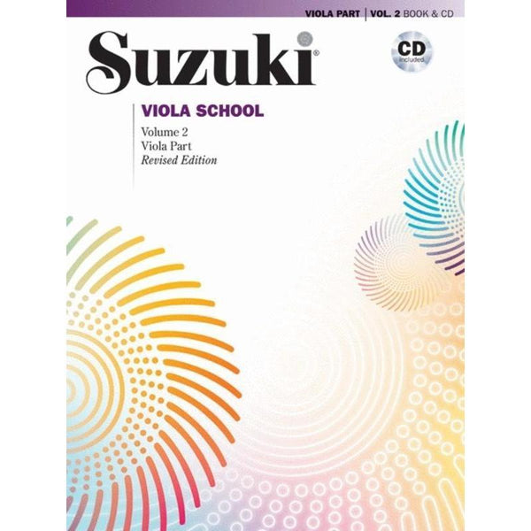 Suzuki Viola School - Volume 2-Sheet Music-Suzuki-Viola Part Book & CD-Logans Pianos