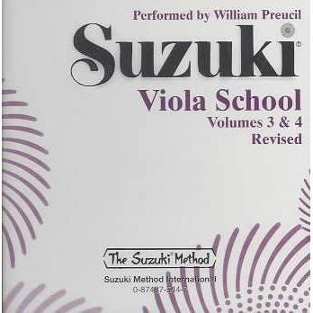 Suzuki Viola School - Volume 3-Sheet Music-Suzuki-Performance/Accompaniment CD (Vols 3 & 4)-Logans Pianos