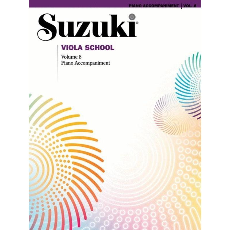 Suzuki Viola School - Volume 8-Sheet Music-Suzuki-Piano Accompaniment-Logans Pianos
