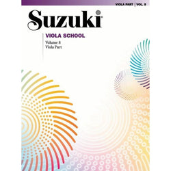Suzuki Viola School - Volume 8-Sheet Music-Suzuki-Viola Part Book Only-Logans Pianos
