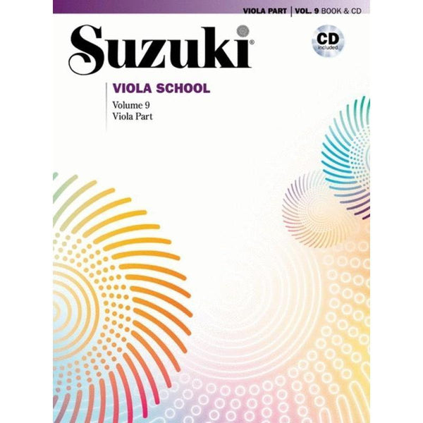 Suzuki Viola School - Volume 9-Sheet Music-Suzuki-Viola Part Book & CD-Logans Pianos