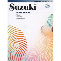 Suzuki Violin School Vol 1 Violin Part Book & CD-Sheet Music-Suzuki-Logans Pianos
