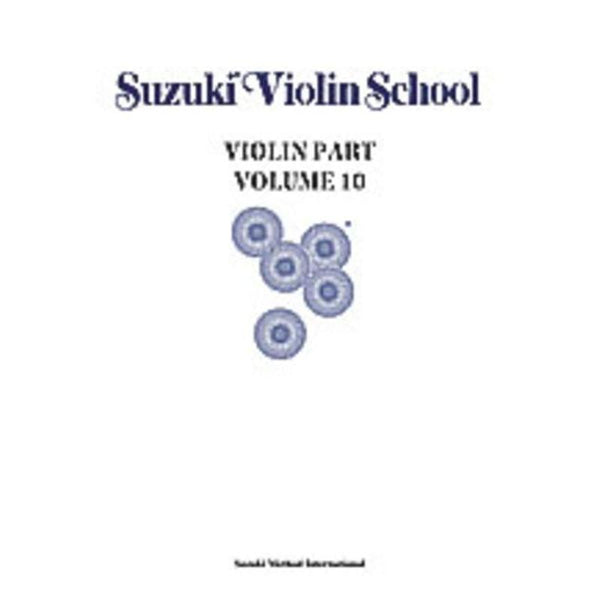 Suzuki Violin School - Volume 10-Sheet Music-Suzuki-Violin Part Book Only-Logans Pianos