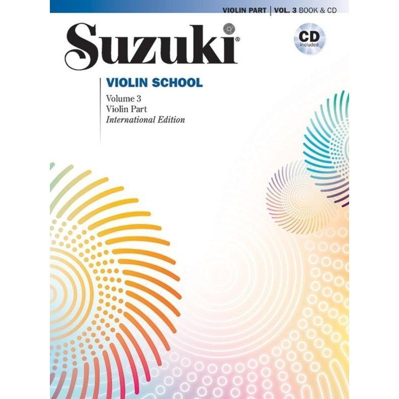 Suzuki Violin School - Volume 3-Sheet Music-Suzuki-Violin Part Book & CD-Logans Pianos