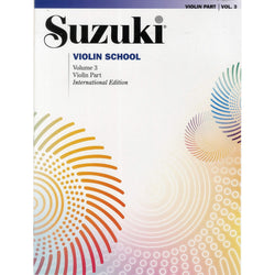 Suzuki Violin School - Volume 3-Sheet Music-Suzuki-Violin Part Book Only-Logans Pianos