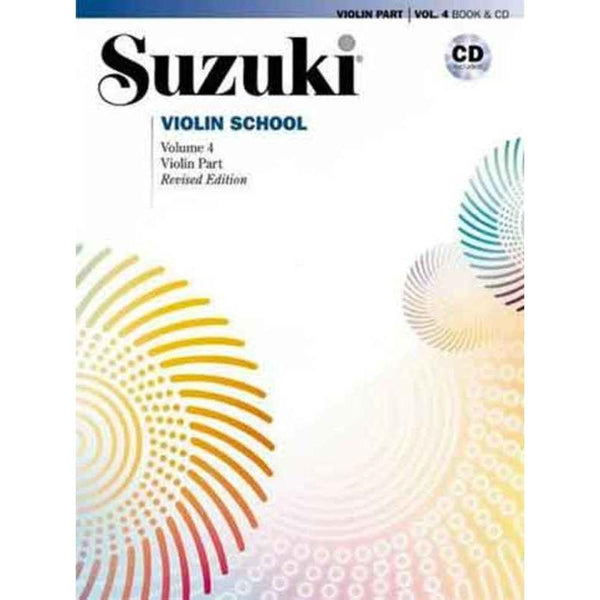Suzuki Violin School - Volume 4-Sheet Music-Suzuki-Violin Part Book & CD-Logans Pianos