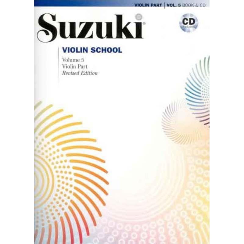 Suzuki Violin School - Volume 5-Sheet Music-Suzuki-Violin Part Book Only-Logans Pianos