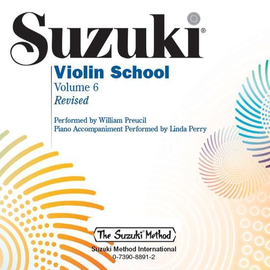 Suzuki Violin School - Volume 6-Sheet Music-Suzuki-Performance/Accompaniment CD-Logans Pianos