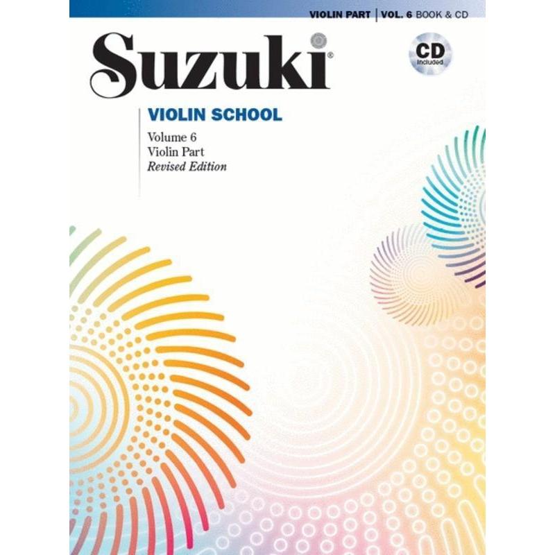 Suzuki Violin School - Volume 6-Sheet Music-Suzuki-Violin Part Book & CD-Logans Pianos