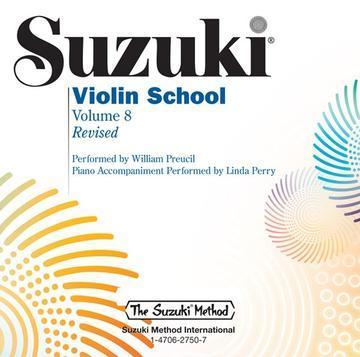 Suzuki Violin School - Volume 8-Sheet Music-Suzuki-Performance/Accompaniment CD-Logans Pianos