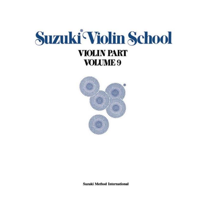 Suzuki Violin School - Volume 9-Sheet Music-Suzuki-Violin Part Book Only-Logans Pianos