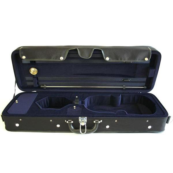 TG Hill Style Violin Case-Orchestral Strings-TG-Black/Blue-4/4-Logans Pianos