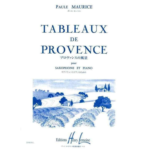 Tableaux De Provence-Sheet Music-Edition Henry Lemoine-Logans Pianos