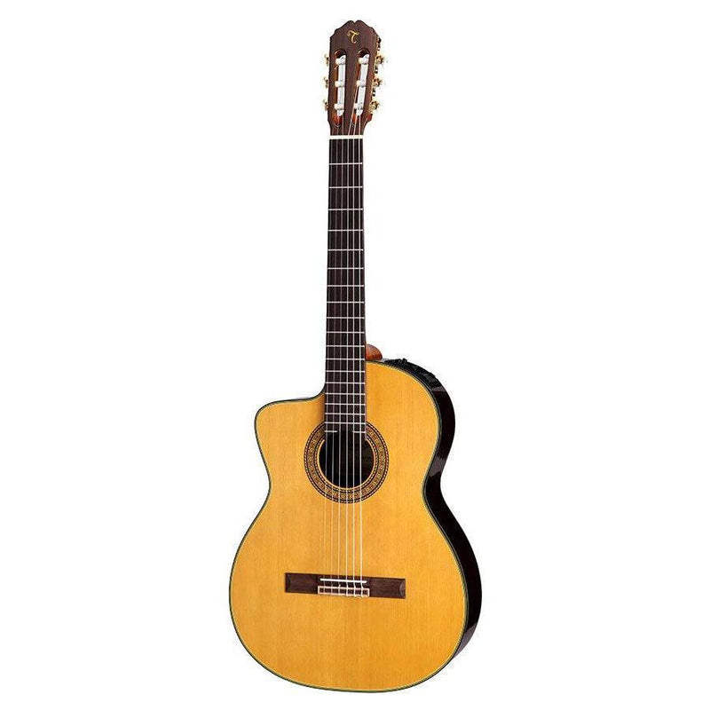 Takamine TC132SC Left Handed Acoustic Electric Classical Guitar-Guitar & Bass-Takamine-Logans Pianos