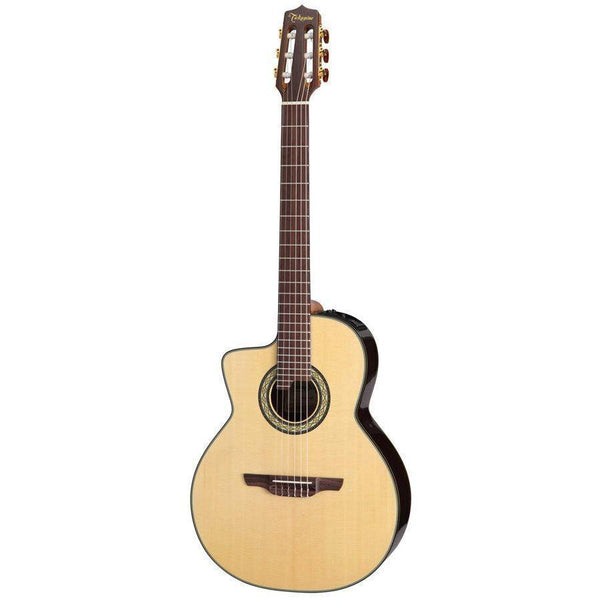 Takamine TC135SC Left Handed Acoustic Electric Classical Guitar-Guitar & Bass-Takamine-Logans Pianos