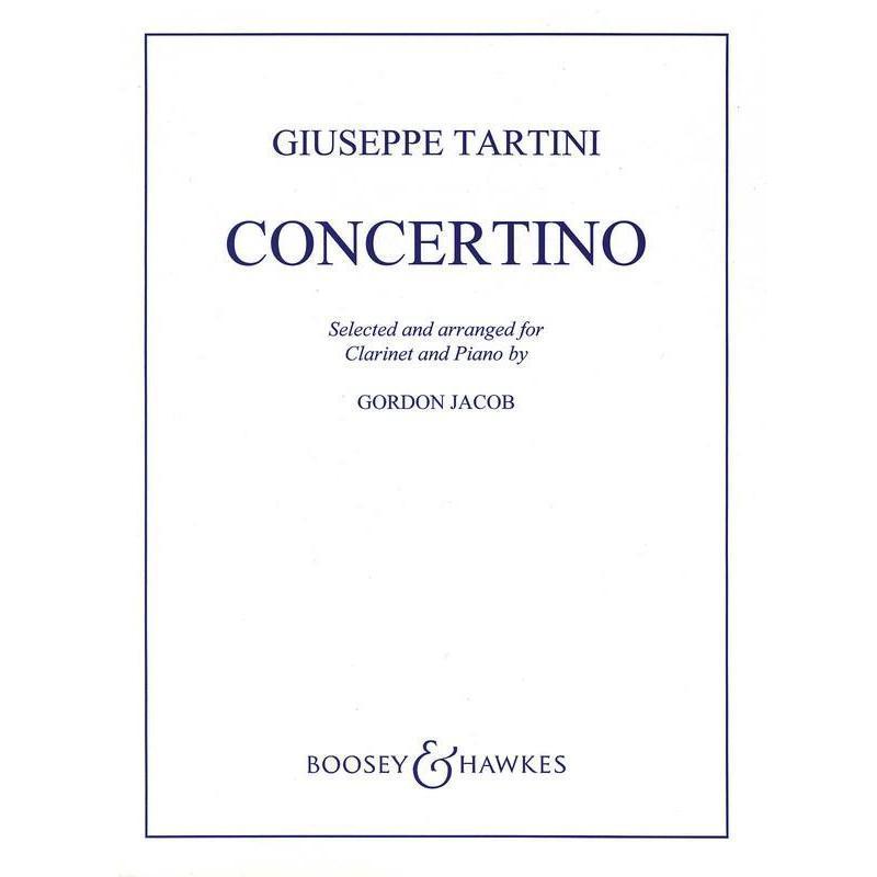 Tartini - Concertino in F Clarinet-Sheet Music-Boosey & Hawkes-Logans Pianos