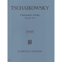 Tchaikovsky - Chanson Triste Op. 40 No. 2-Sheet Music-G. Henle Verlag-Logans Pianos